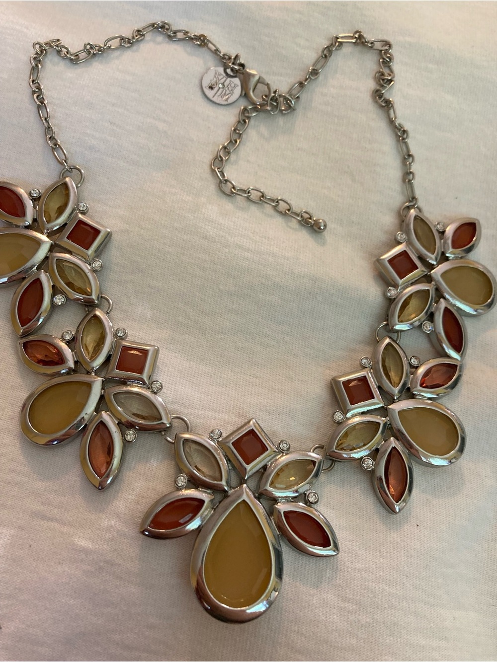 White House Black Market Fall Autumn Colors Necklace